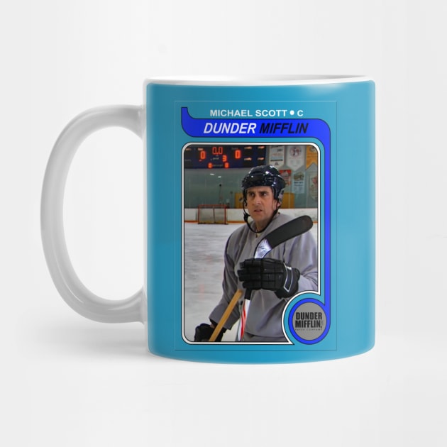 Michael Scott 1979 O-Pee-Chee Hockey Card by ParaholiX